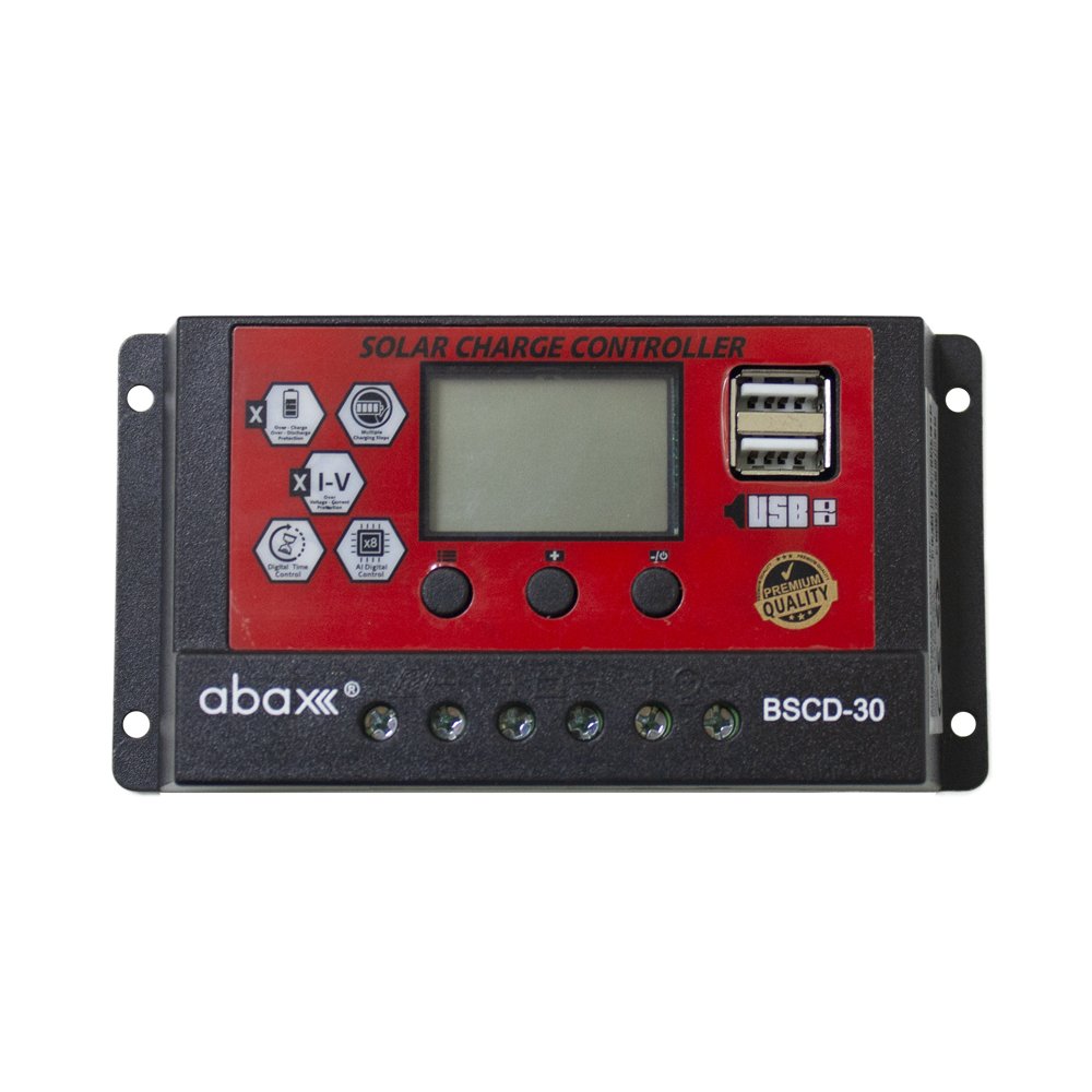 ABAX 30A PWM ŞARJ KONTROL CİHAZI
