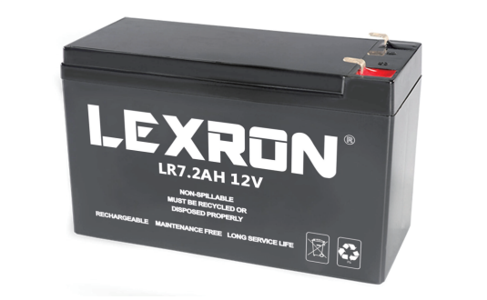 7.2Ah 12v LEXRON KURU TİP AKÜ