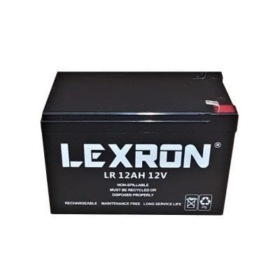 12Ah 12v LEXRON KURU TİP AKÜ