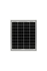 10W MONOKRİSTAL GÜNEŞ PANELİ