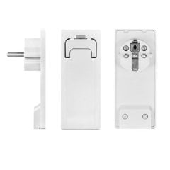 Ultra ince / Slim /Yassı Topraklı Fiş 5mm - Beyaz