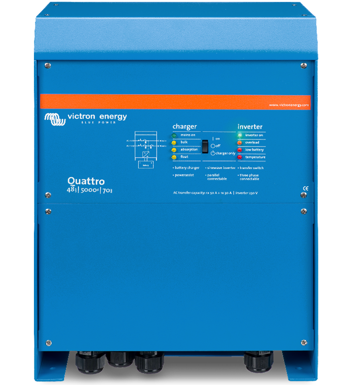 Victron Quattro 12/3000/120-50/50 Inverter & Charger