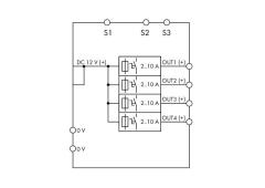 787-1664/000-100 Elektronik devre kesici; 4 kanallı