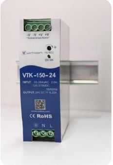 VTK 150 Serisi 6,25A - 24V Ray Tipi Güç Kaynağı
