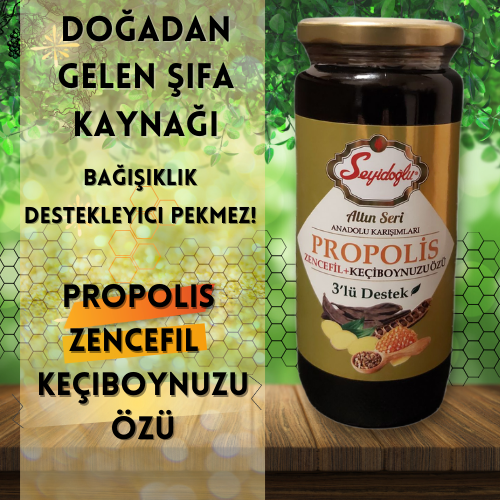 Propolis+Zencefil+Keçiboynuzu Özü 640 gr