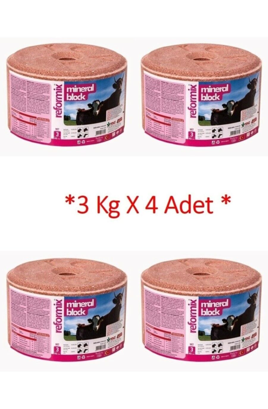 REVA MİNERAL BLOK 3 KG X 4 ADET