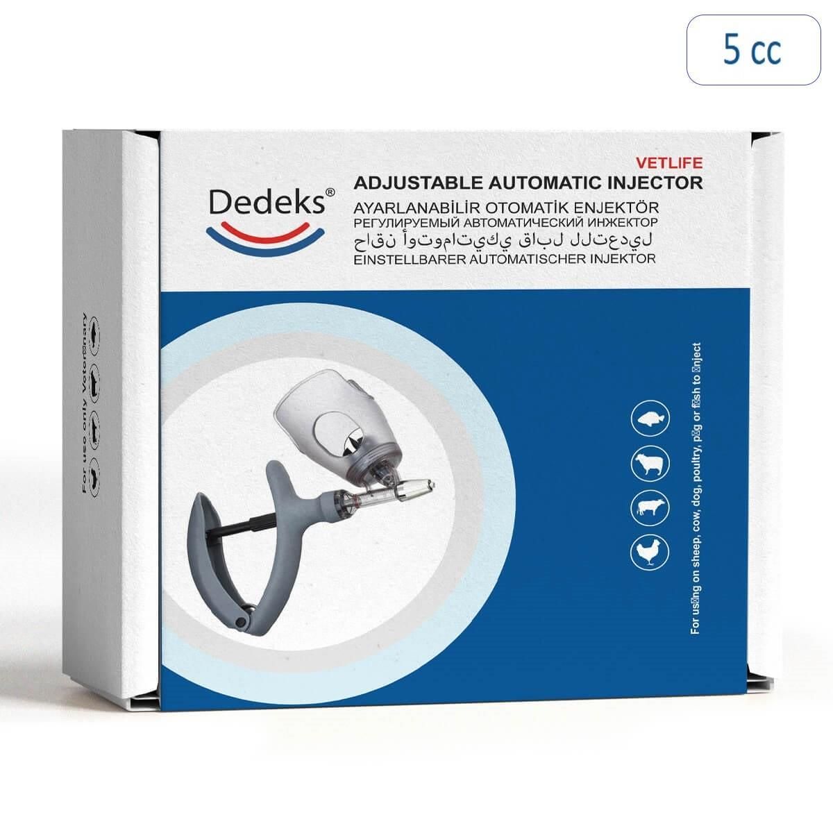 DEDEKS OTOMATİK ENJEKTÖR ŞİŞELİ MODEL 5 ML