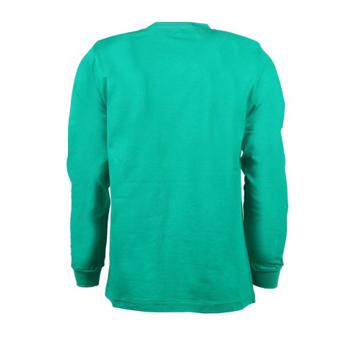 Yeşil V Yaka Uzun Kol T-Shirt