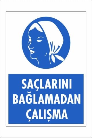 021 Saçlarını Bağlamadan Çalışma Levha 25X35 cm