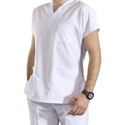 Dr. Greys Modeli Beyaz Erkek Alpaka Forma Takım