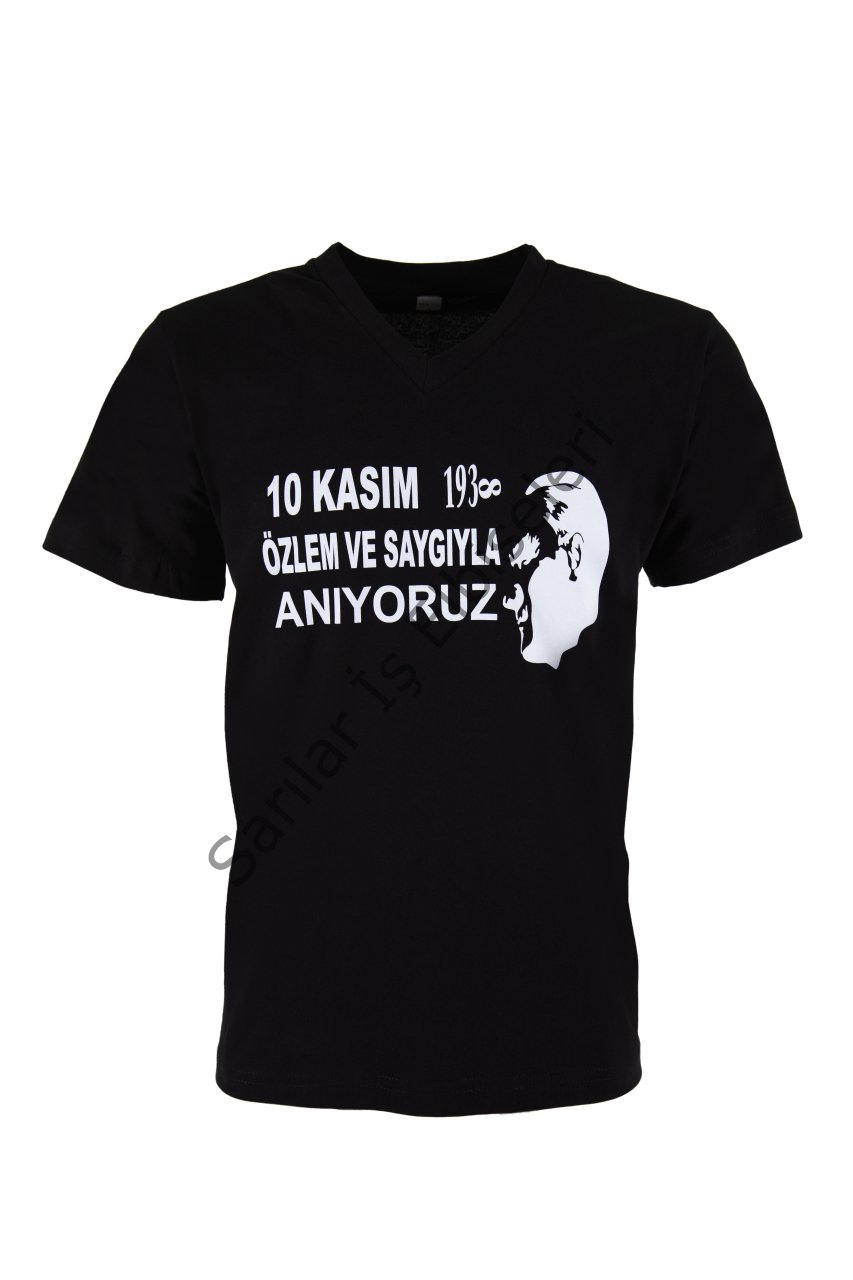 10 Kasım Atatürk Baskılı T-Shirt