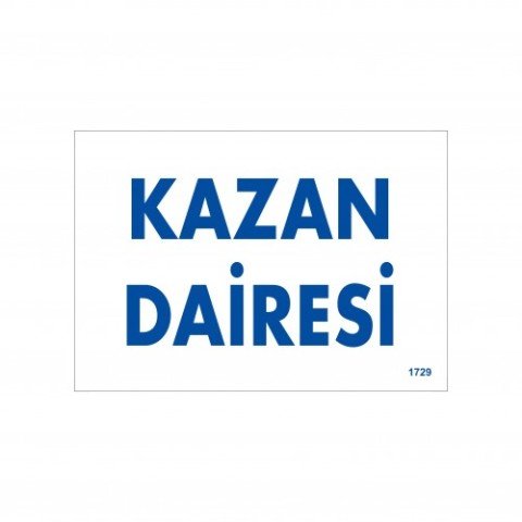 1729 Kazan Dairesi Dekote Levha 12X25 cm