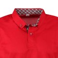 Kırmızı Gömlek Yaka Dry Touch T-Shirt