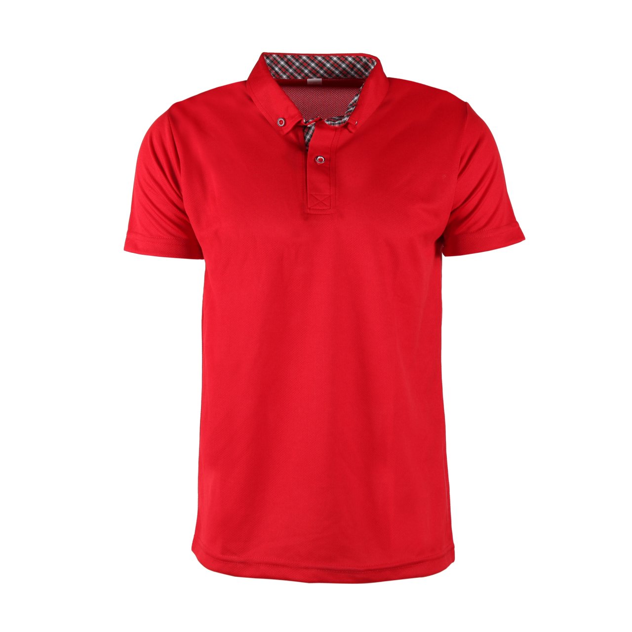 Kırmızı Gömlek Yaka Dry Touch T-Shirt