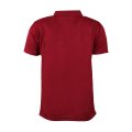 Bordo Gömlek Yaka Dry Touch T-Shirt