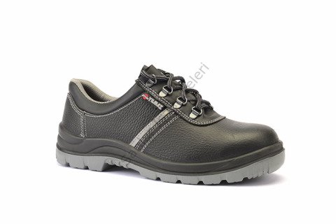 YL 731-01 S1 Çelik Burun Siyah Yarma Deri İş Ayakkabısı