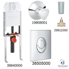 GROHE Duvar içi İnce Gömme Rezervuar Seti - (8cm)