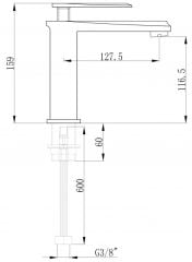 Capella Lavabo Bataryası Mat Bronz 5351MB