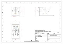 EGE VİTRİFİYE Knidos Beyaz Kanalsız Asma Klozet - (883036)
