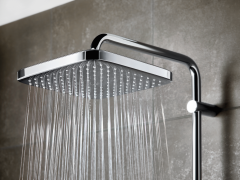 GROHE Tempesta Cosmopolitan System 250 Cube Kare Duvar Bağlantılı, Divertörlü Duş Sistemi - 26694001