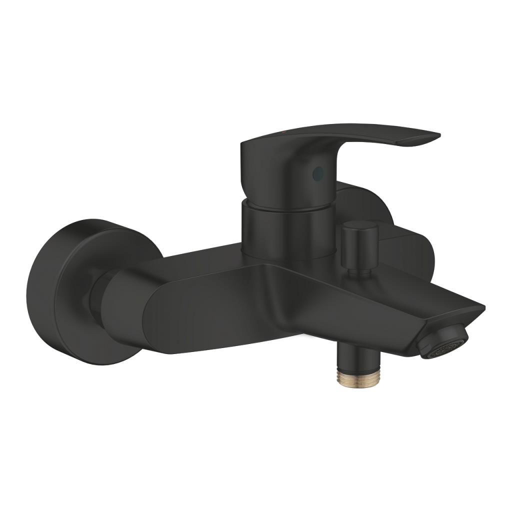 Grohe Eurosmart Tek Kumandalı Banyo Bataryası 1/2 Mat Siyah - 333002433