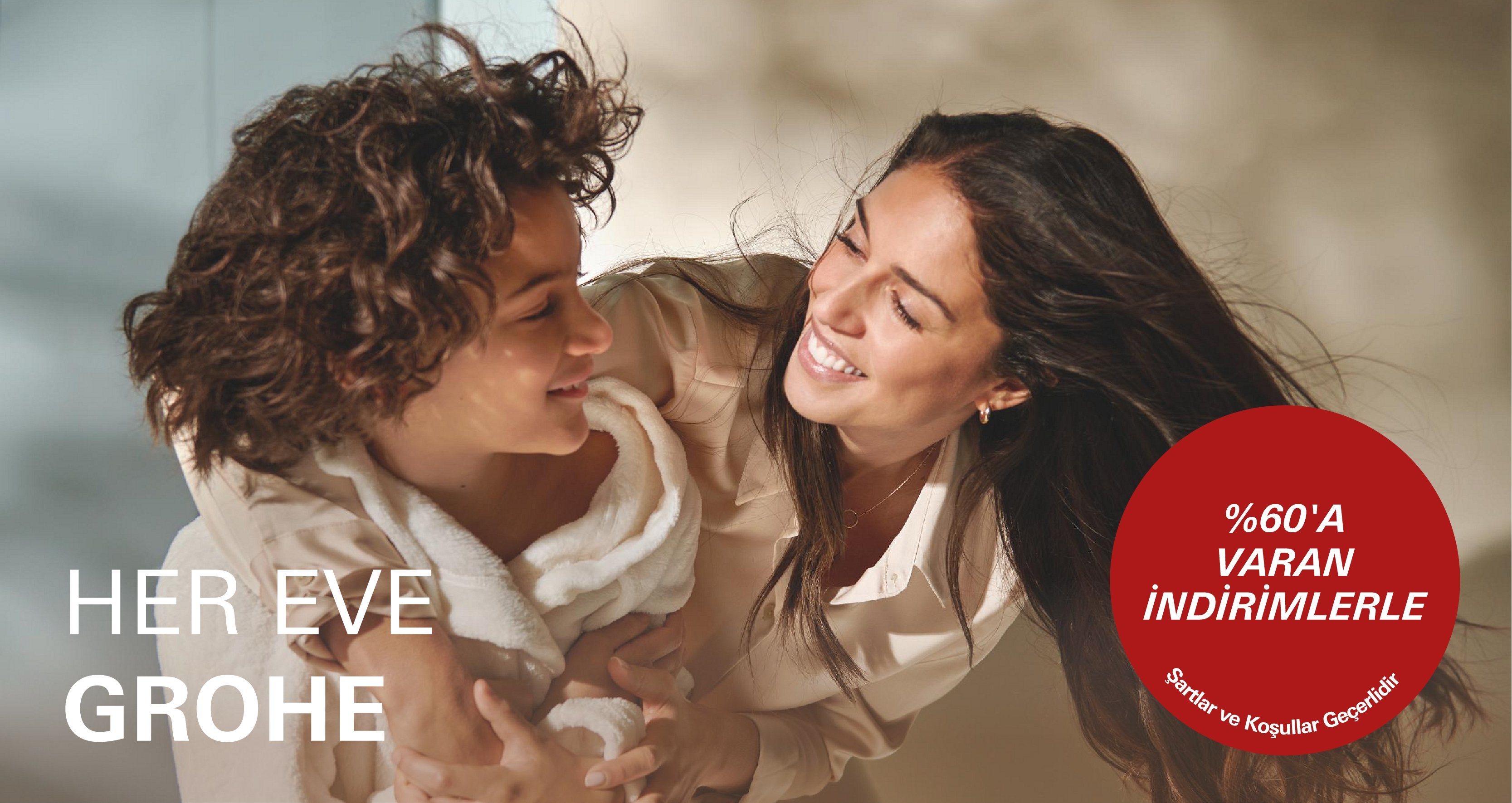 Her Eve Grohe %60'a varan indirim