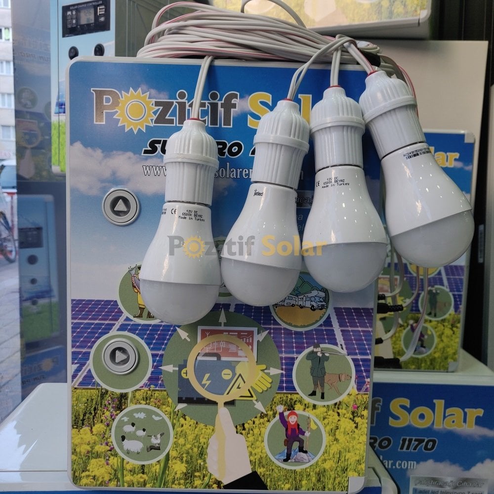 SunPro4022 Taşınabilir Güç Kaynağı Solar Jenaratör Hazır Set