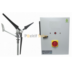 iSTA-BREEZE Set İ-2000W 48 VOLT WİNDSAFE KORULAMI RÜZGAR TÜRBİNİ+ HİBRİT ŞARJ KONTROL CİHAZI