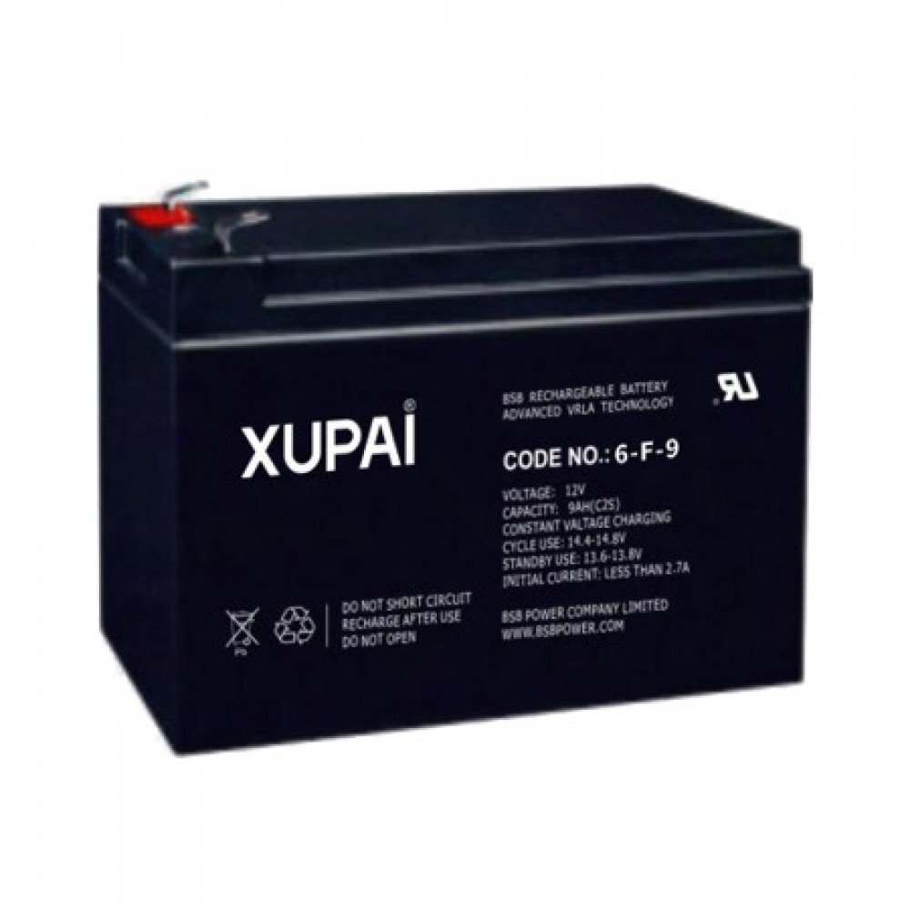 XUPAİ 9 AMPER 12 VOLT KURU AKÜ