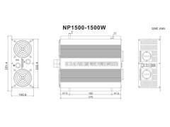 SOLARTRONİCS 1500 WATT 12 VOLT TAM SİNÜS İNVERTER