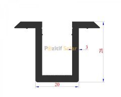 PANEL TUTUCU ORTA KELEPÇE ALEMİNYUM