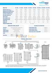 Tommatech 200 Watt Monokristal Perc Solar Güneş Paneli 1.Sınıf A Class