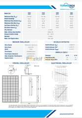 Tommatech 325W 330 Watt Monokristal Perc Güneş Paneli-Solar Panel 1.Sınıf A Class