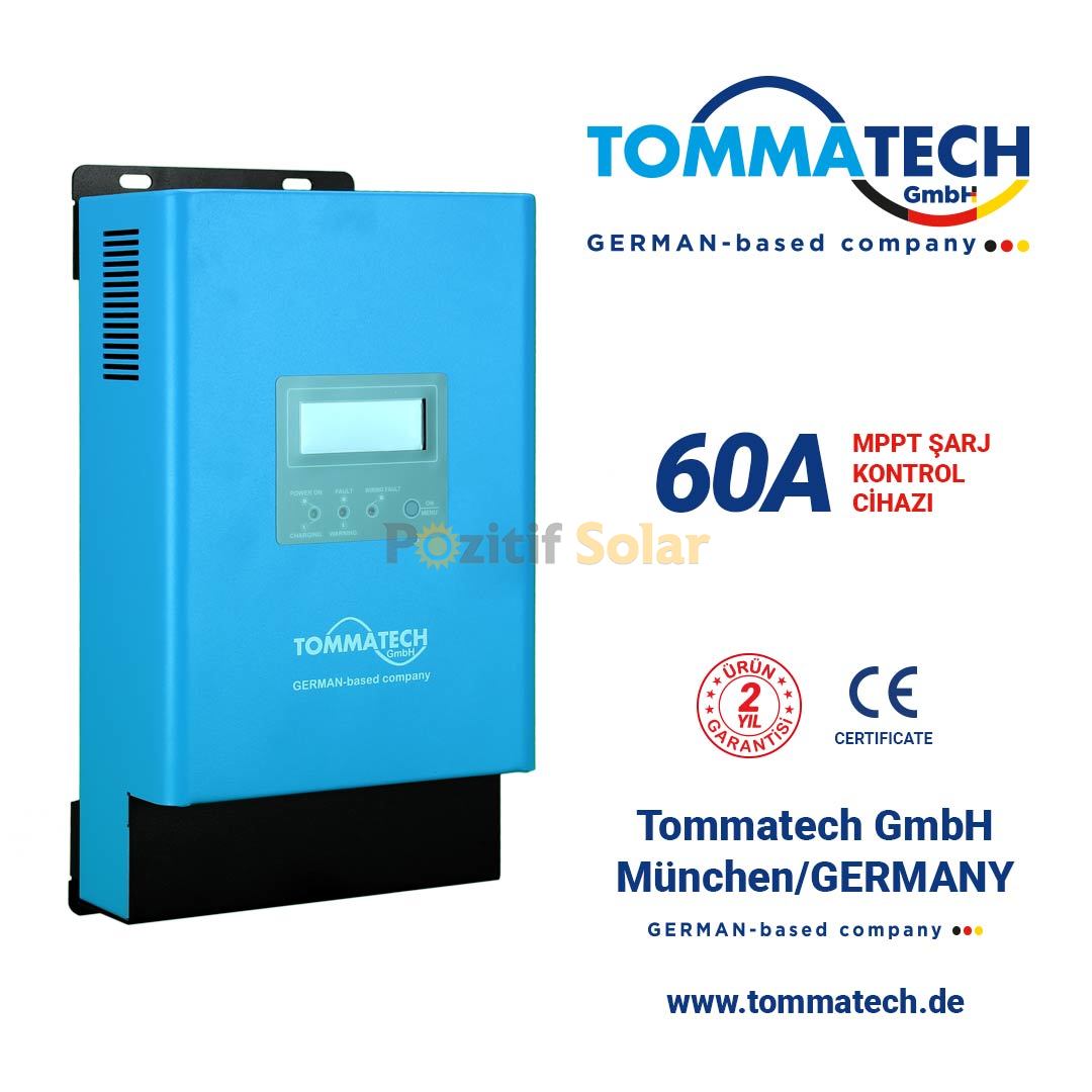 Tommatech 3KW 60A MPPT Kontrol Cihazì