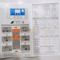 MEXXSUN 10 AMPER 12 / 24 V VOLT ŞARJ KONTROL CİHAZI REGÜLATÖRÜ