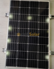 Güneş Paneli Montaj Aparatı 1 Panel İçin 4 Adet 30 cm Profil 4 Adet Son Klemp