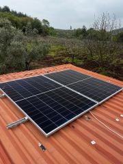 Güneş Paneli Montaj Aparatı 2 Panel İçin 6 Adet 30 cm Profil 6 Adet Klemp