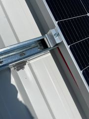 Güneş Paneli Montaj Aparatı 2 Panel İçin 6 Adet 30 cm Profil 6 Adet Klemp
