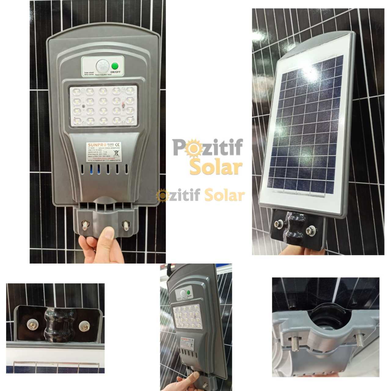 20 WATT SOLAR SOKAK LAMBASI