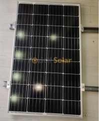 Güneş Paneli Montaj Aparatı 1 Panel İçin 125 cm 2 Adet Profil 4 Adet Klemp