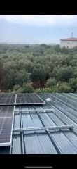 Güneş Paneli Montaj Aparatı 8 Panel İçin 18 Adet 30 cm Profil 18 Adet Klemp