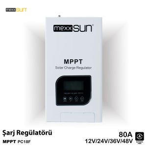 Mexxsun 80 Amper Mppt Şarj Regülatörü  12/24/48 Volt
