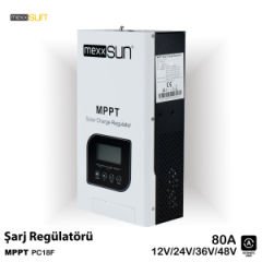 Mexxsun 80 Amper Mppt Şarj Regülatörü  12/24/48 Volt