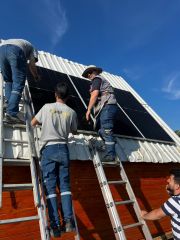 Güneş Paneli Montaj Aparatı 10 Panel İçin 20 Adet 30 cm Profil 20 Adet Klemp