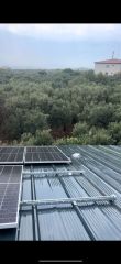 Güneş Paneli Montaj Aparatı 10 Panel İçin 20 Adet 30 cm Profil 20 Adet Klemp
