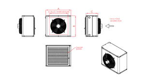 APS 10 4,8  m²  Aksiyal Buhar Apareyi