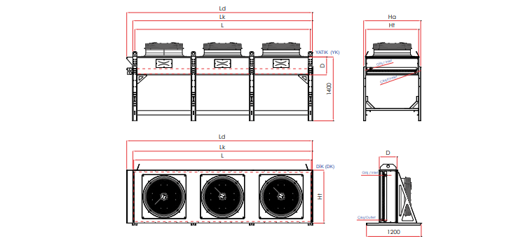 YDK 110 250 108 m² KABİNLİ KONDENSER