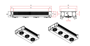 ATK 435 56 34 m² TAVAN EVAPORATÖR