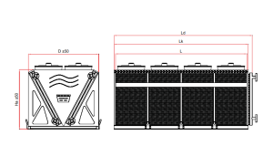 DRV 1445 480 1443 m² KABİNLİ KONDENSER