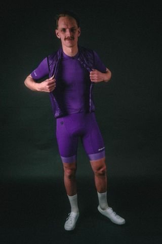Essential Bib Shorts Fig Purple